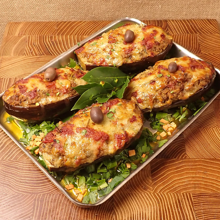 Aubergine farcies